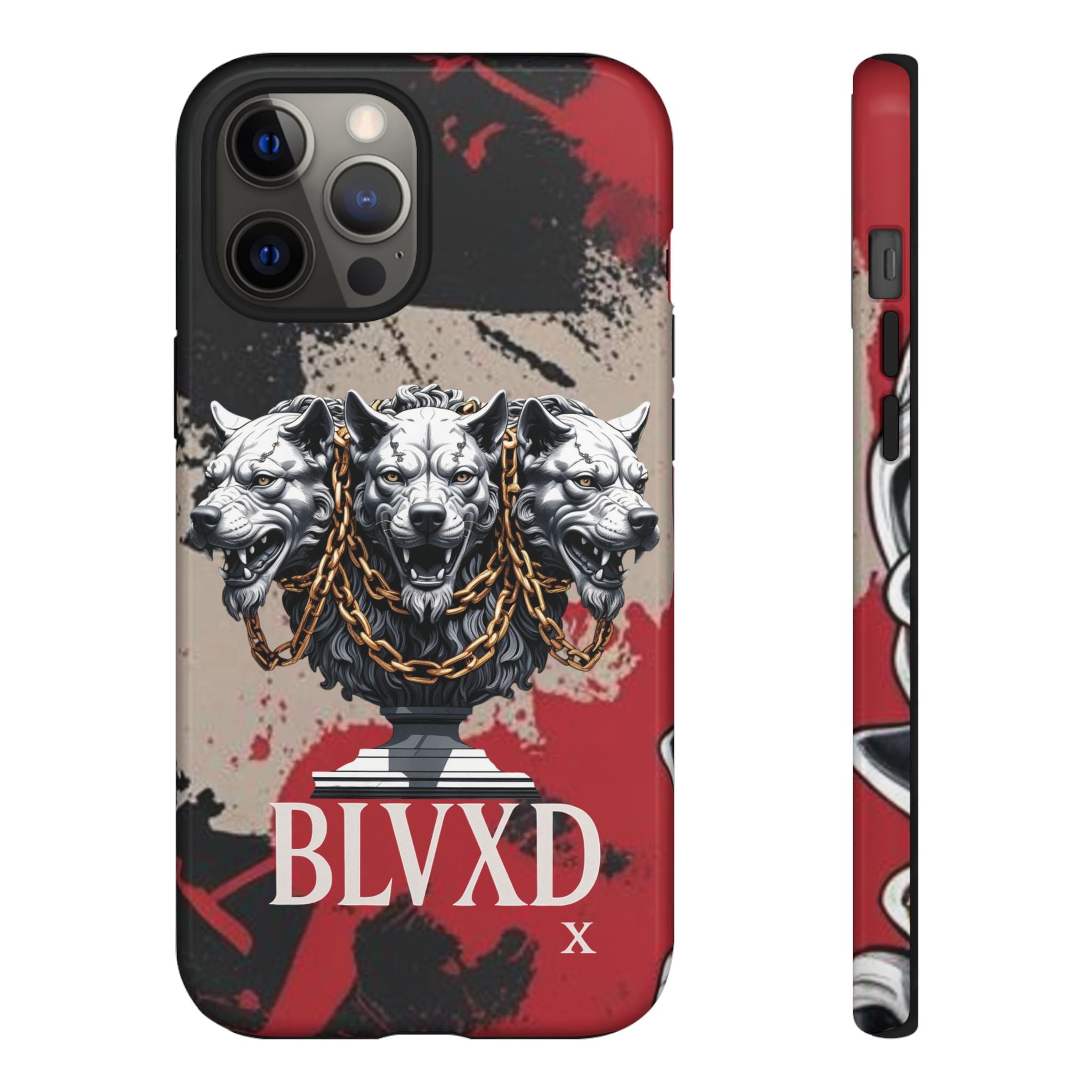 Bloody Cerberus Phone Case — Gothic 3-Headed Hellhound Phone Case