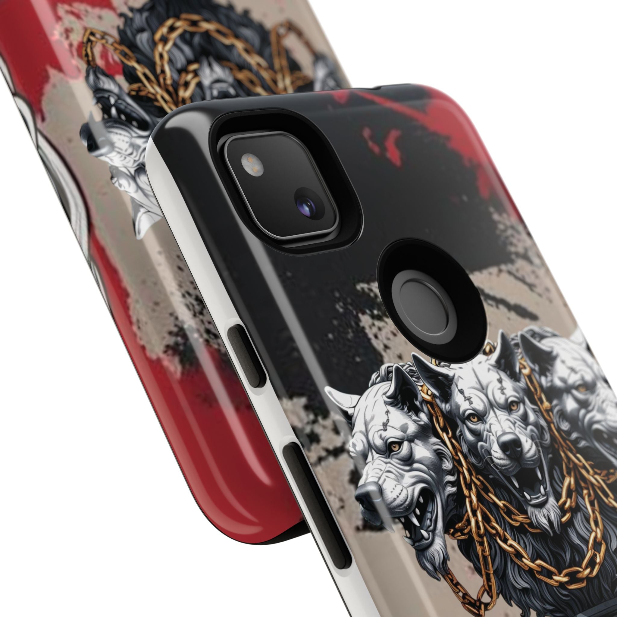 Bloody Cerberus Phone Case — Gothic 3-Headed Hellhound Phone Case