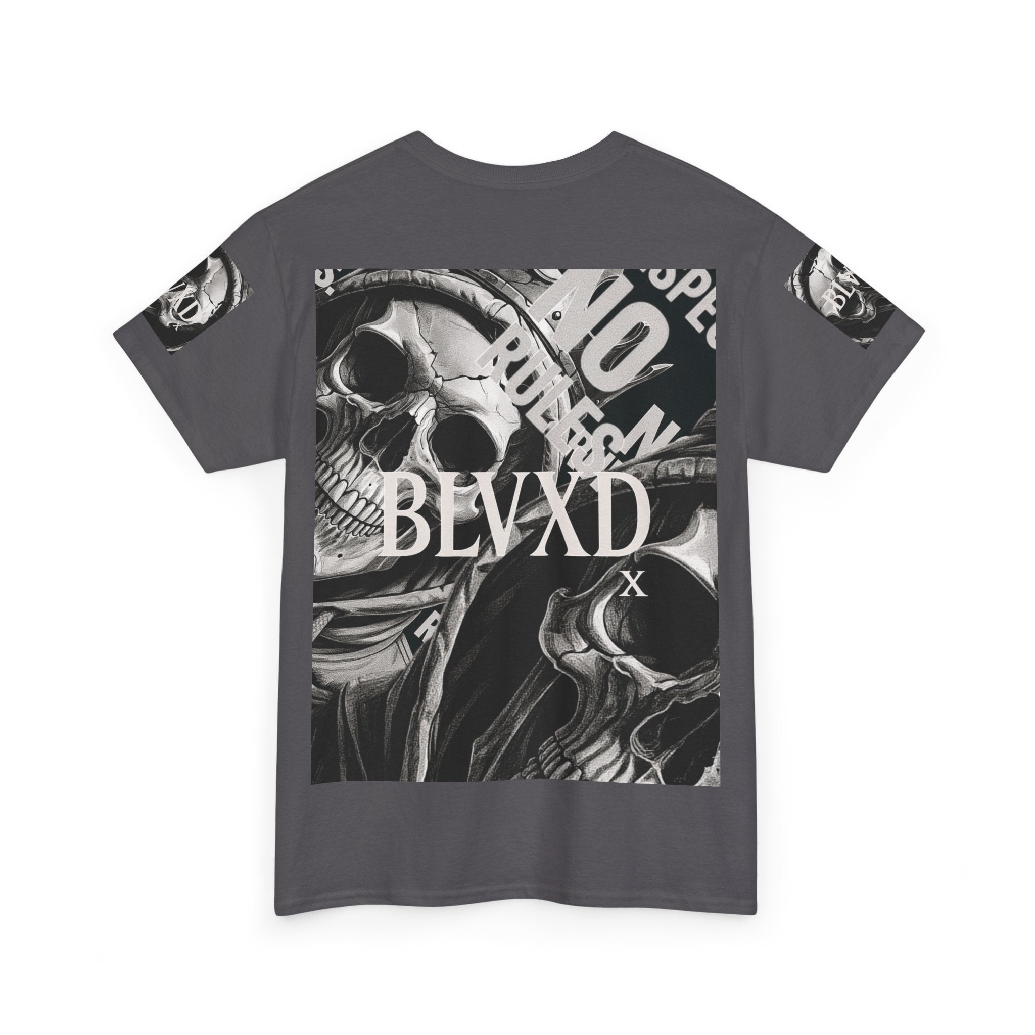 No Rules Skull T-Shirt  Gothic Streetwear Essential