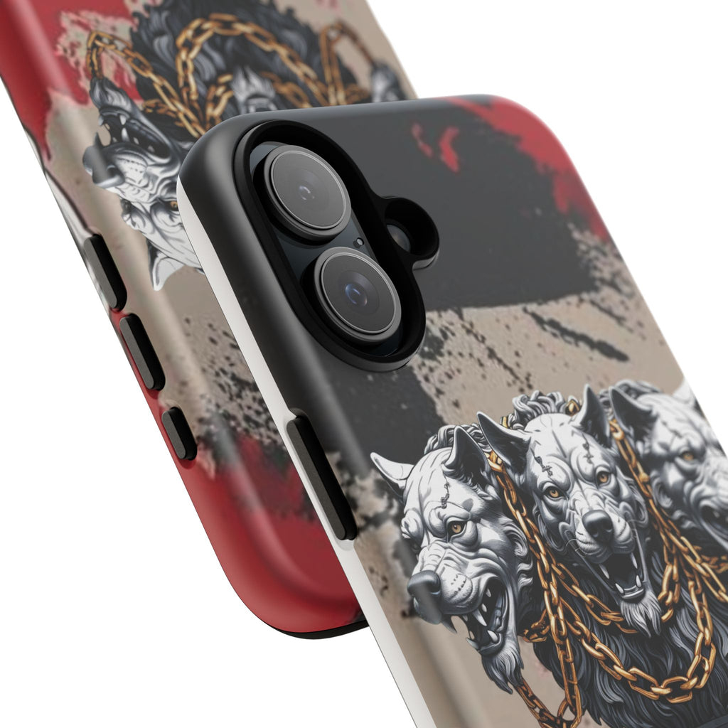 Bloody Cerberus Phone Case — Gothic 3-Headed Hellhound Phone Case