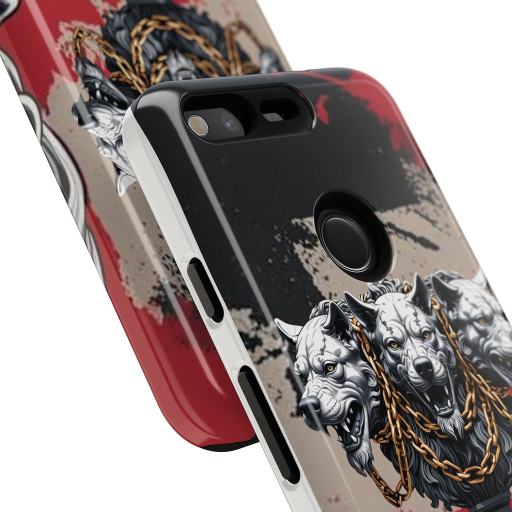 Bloody Cerberus Phone Case — Gothic 3-Headed Hellhound Phone Case