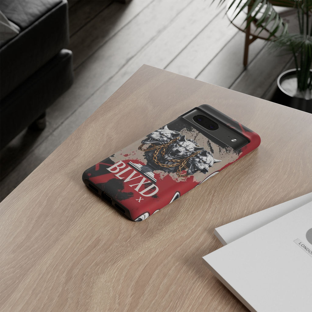 Bloody Cerberus Phone Case — Gothic 3-Headed Hellhound Phone Case