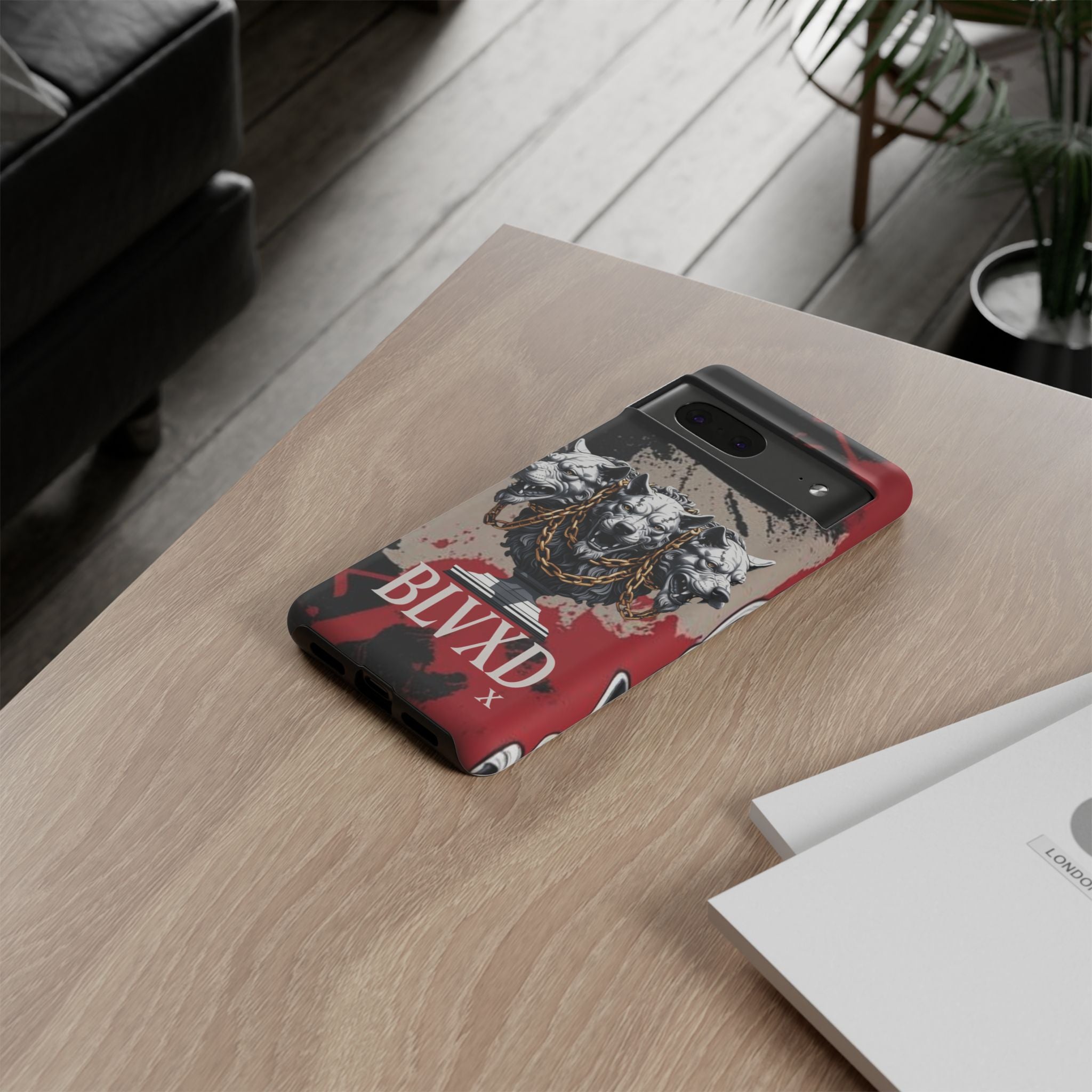 Bloody Cerberus Phone Case — Gothic 3-Headed Hellhound Phone Case