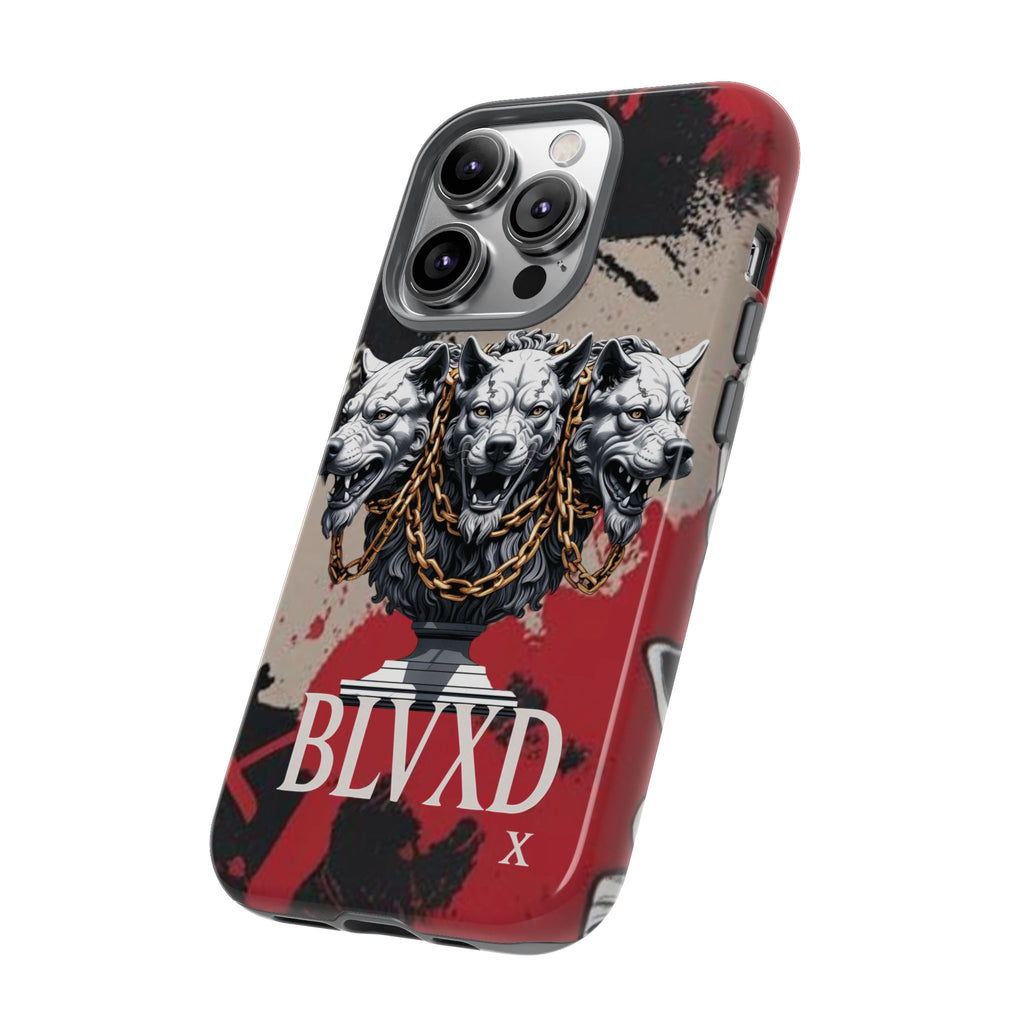 Bloody Cerberus Phone Case — Gothic 3-Headed Hellhound Phone Case