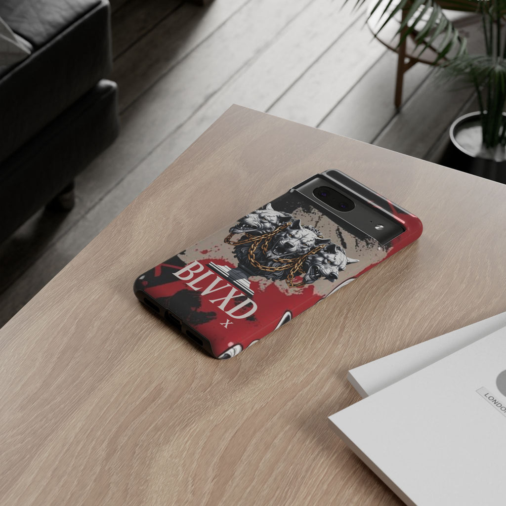 Bloody Cerberus Phone Case — Gothic 3-Headed Hellhound Phone Case