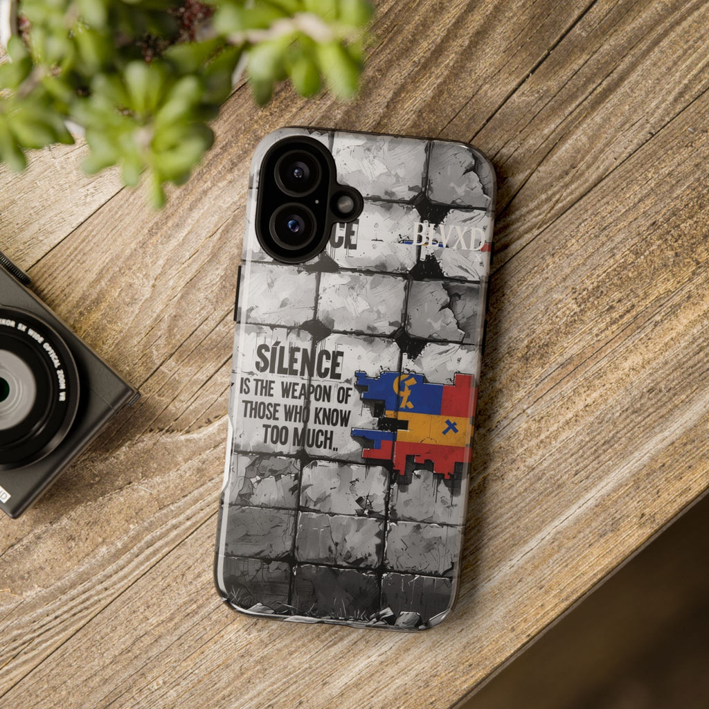 BLVXD X Silence Phone Case  Minimalist Streetwear Phone Case