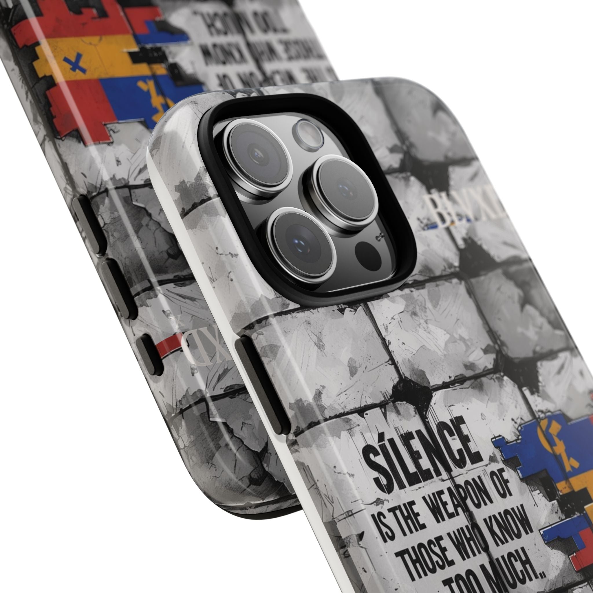 BLVXD X Silence Phone Case  Minimalist Streetwear Phone Case