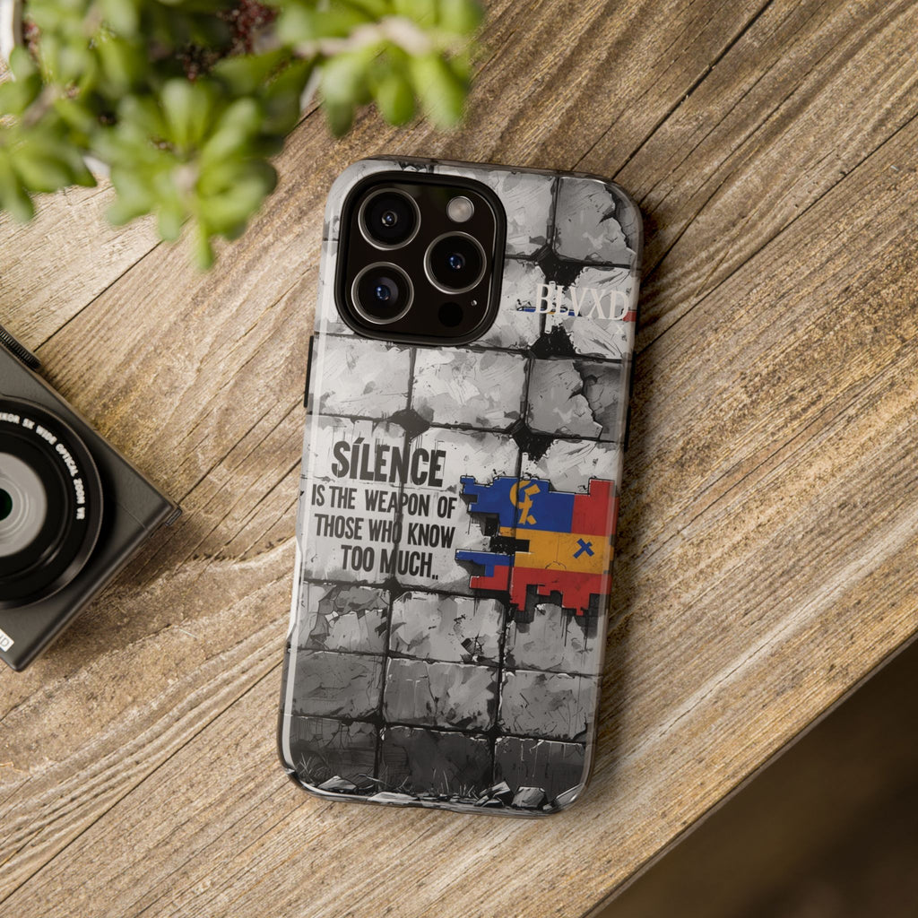BLVXD X Silence Phone Case  Minimalist Streetwear Phone Case