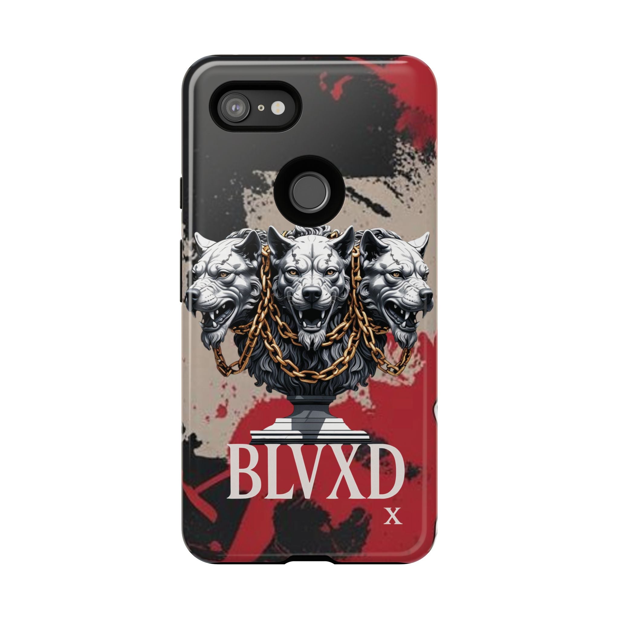 Bloody Cerberus Phone Case — Gothic 3-Headed Hellhound Phone Case