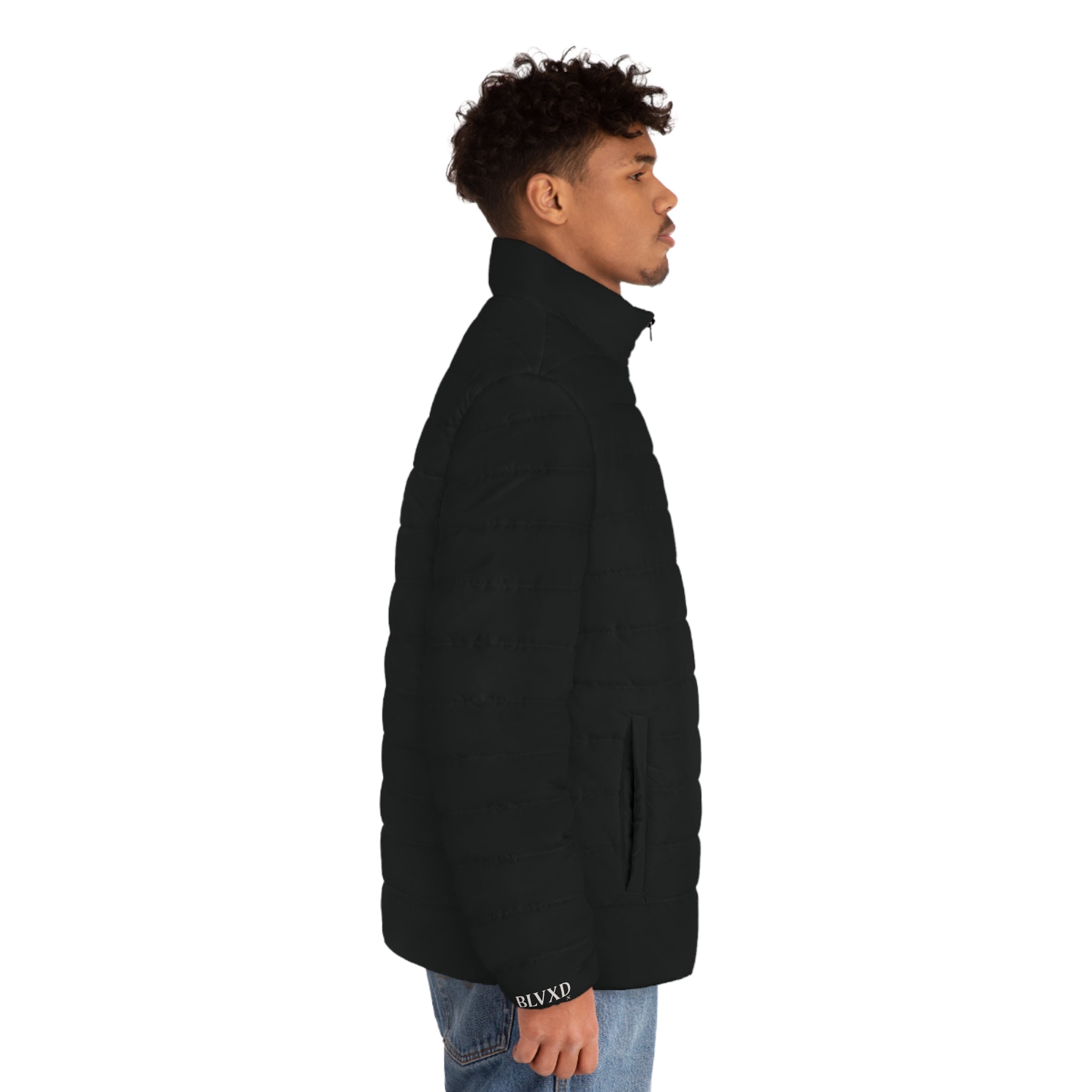 BLVXD Black Puffer Jacket Streetwear