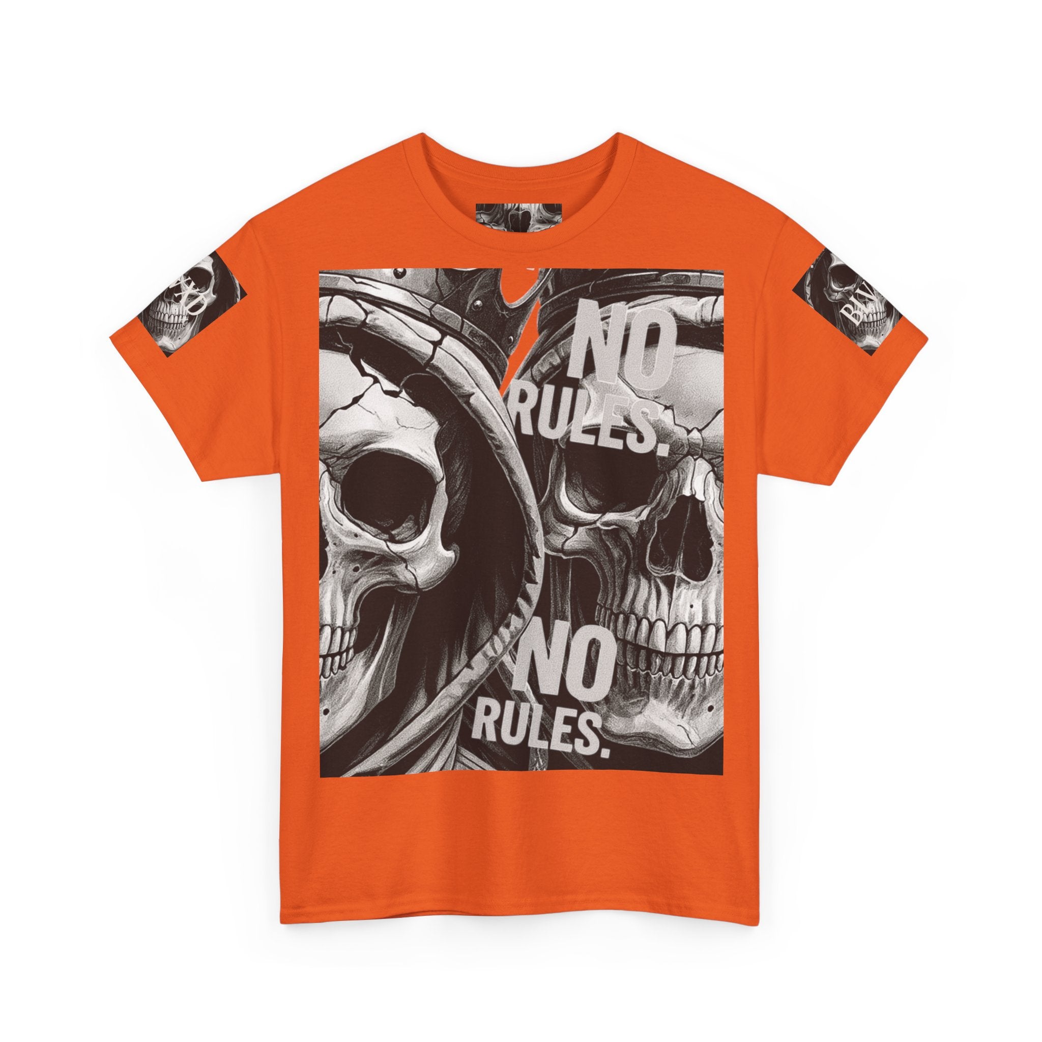 No Rules Skull T-Shirt  Gothic Streetwear Essential
