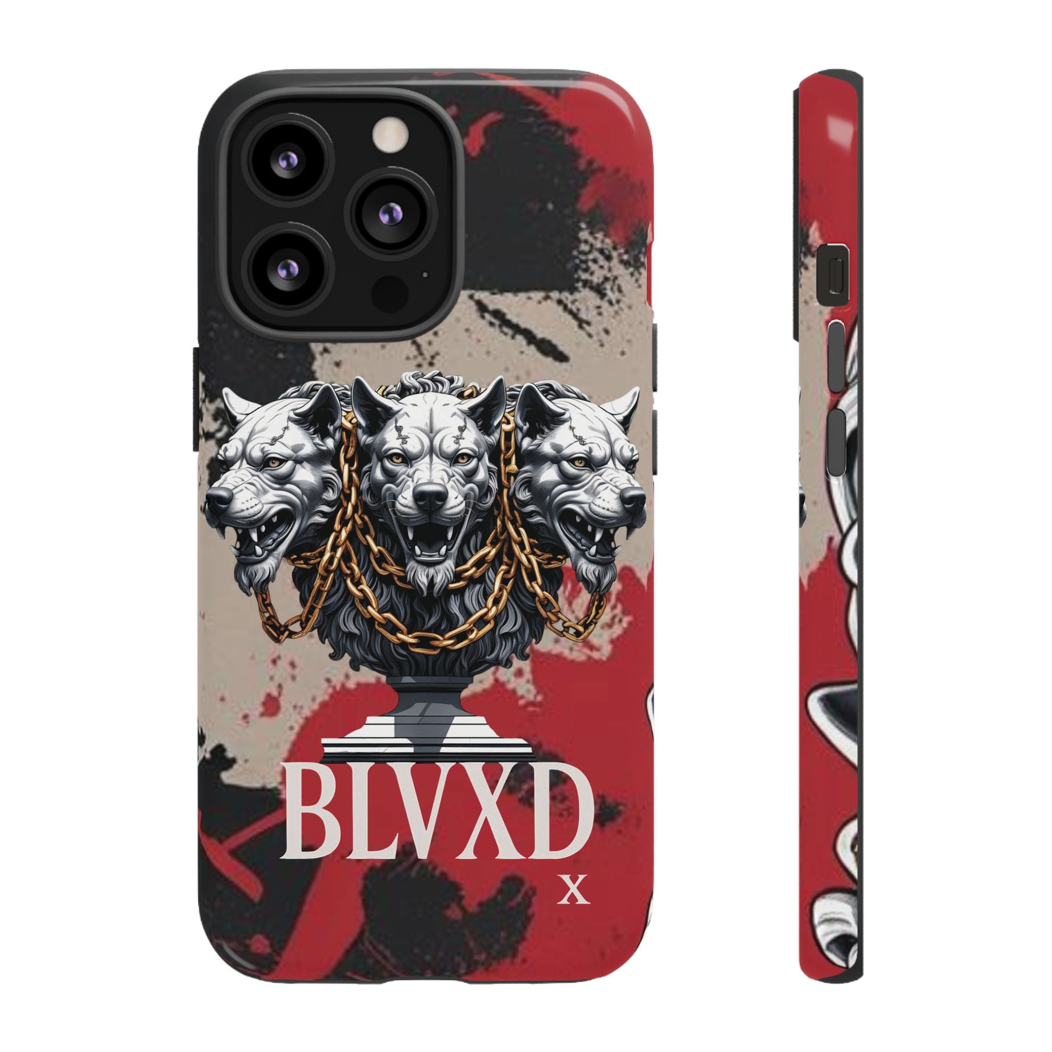Bloody Cerberus Phone Case — Gothic 3-Headed Hellhound Phone Case