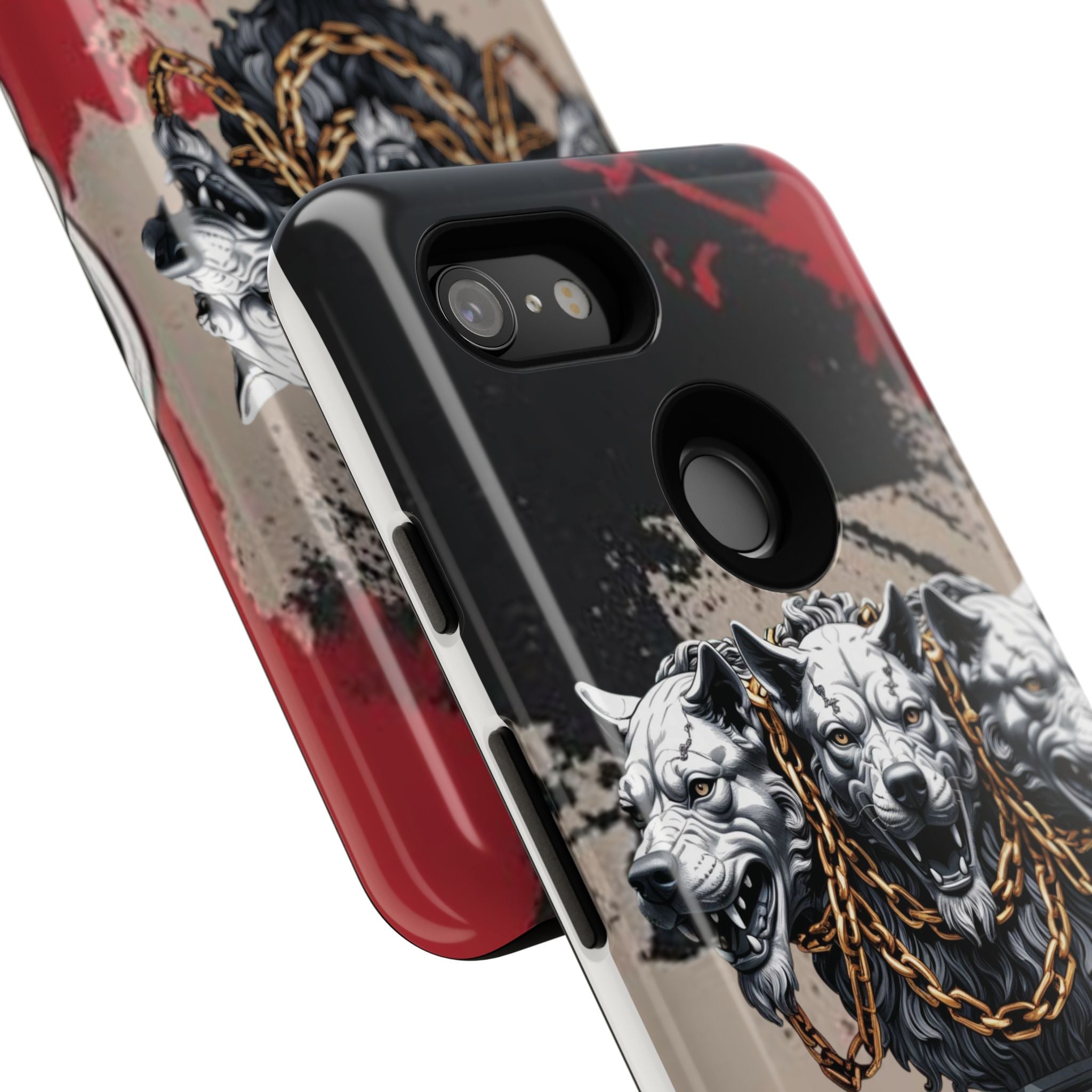 Bloody Cerberus Phone Case — Gothic 3-Headed Hellhound Phone Case