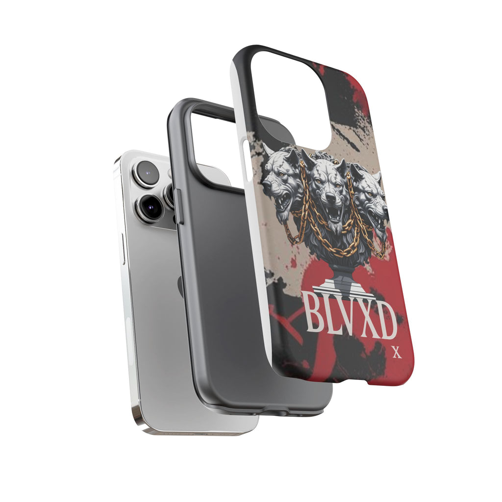 Bloody Cerberus Phone Case — Gothic 3-Headed Hellhound Phone Case